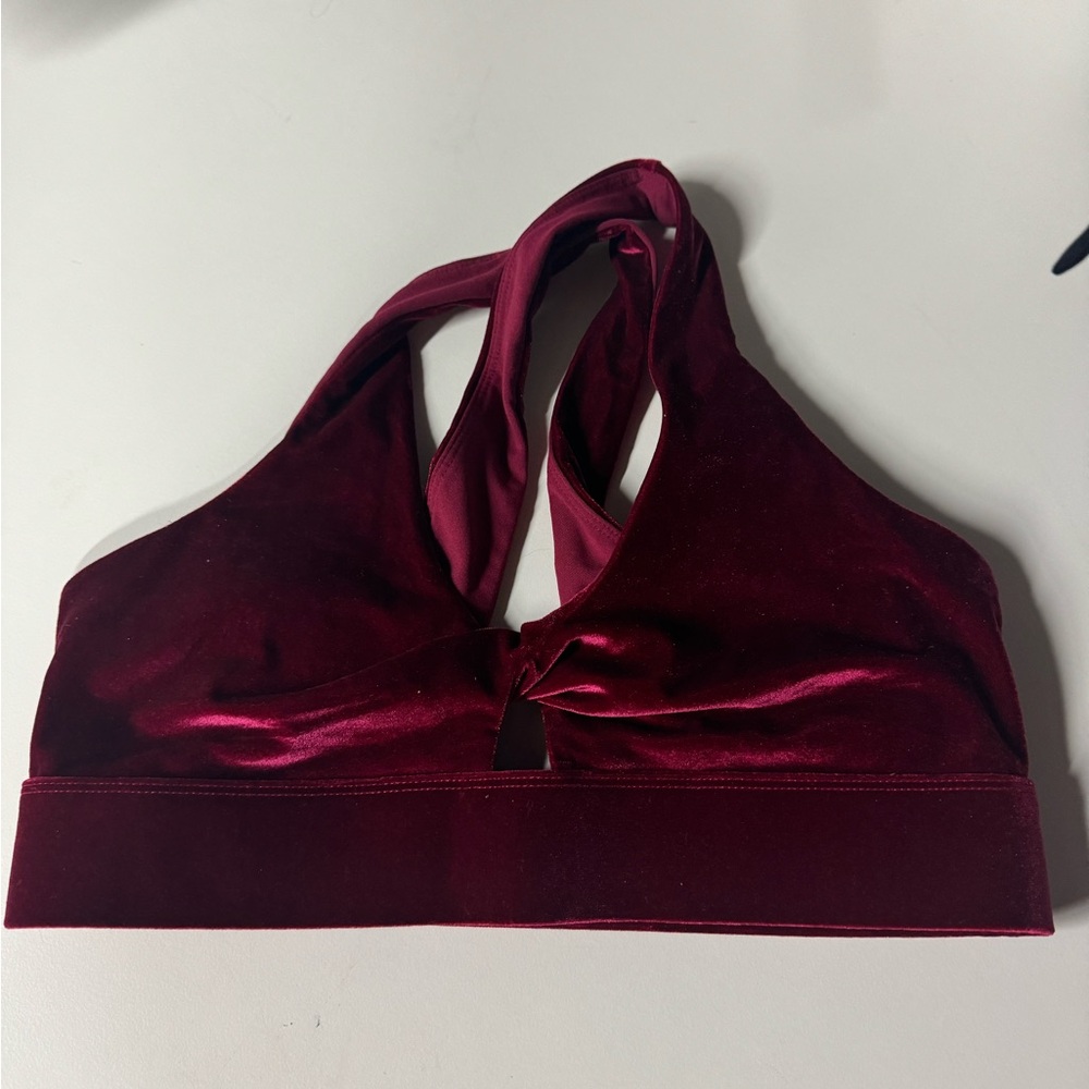 Fabletics velvety sports bra